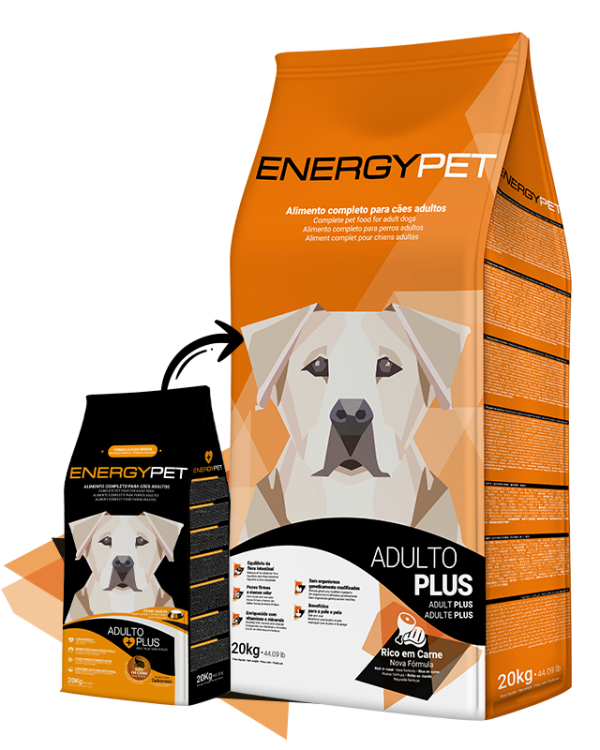 ENERGYPET Adult Dog Plus Complete pet food for adult dogs.
