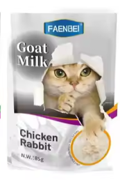 طعام رطب للقطط  دجاج وارنب وحليب 🐐 ماعز