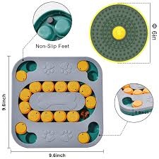ألعاب تحفيز ذهني للجراء المبتدئين موزع طعام تفاعلية ألعاب 2 في 1 للكلاب 