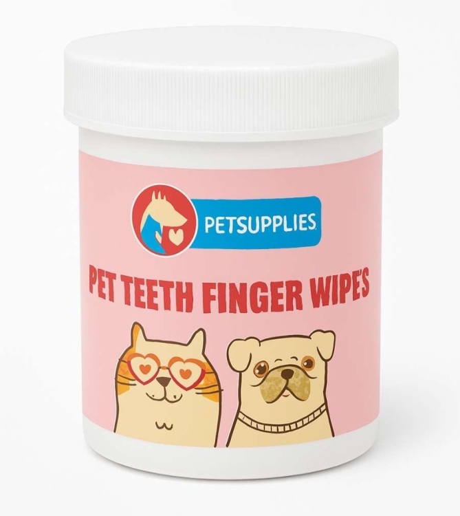 Pet Teeth Finger Wipes
