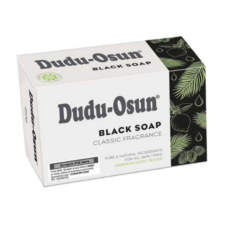  دودو اوسون الصابون الاسود الافريقي لتفتيح وتصفية وتقشير البشرة - 150 جرام