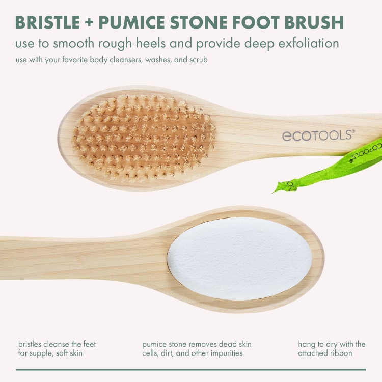 EcoTools, Foot Brush and Pumice, 1 Brush