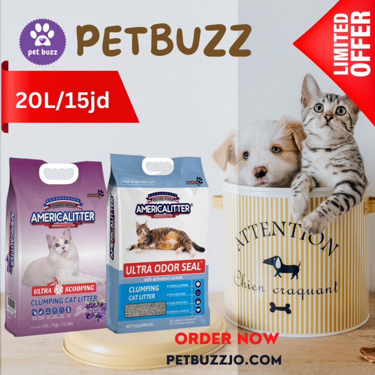 AMERICA LITTER CLUMPING ODOR CONTROL-10L/7KG- *2