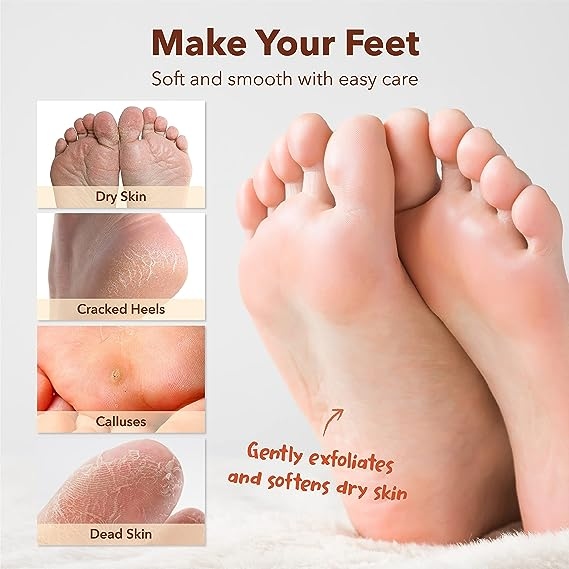 PUREDERM Exfoliating Foot Mask Regular 1 pair مقشر الأقدام الخرافي 