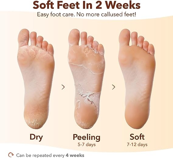 PUREDERM Exfoliating Foot Mask Regular 1 pair مقشر الأقدام الخرافي 