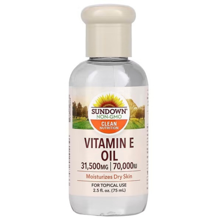 Sundown, Vitamin E Oil 70000IU - 75 ml سن داون، زيت فيتامين اي بتركيز 70000 وحدة دولية - 75 مل