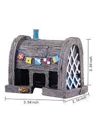 ديكورات حوض السمك - منزل سبونج بوب وكراستي كراب