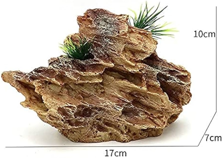 ديكور حوض السمك  من صخور الراتنج الاصطناعي لحوض السمك 