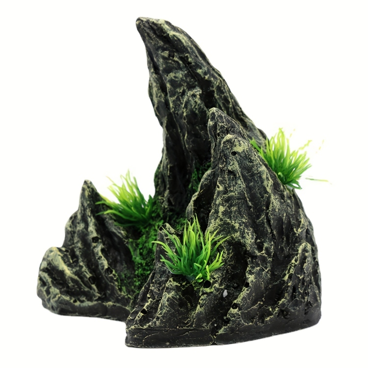 ديكور الجبل من صخور الراتنج الاصطناعي لحوض السمك