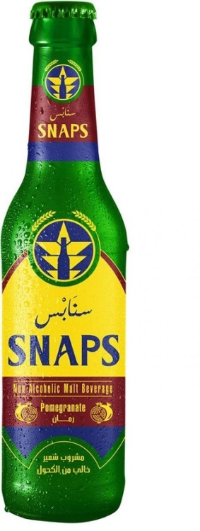 سنابس شراب شعير رمان250مل