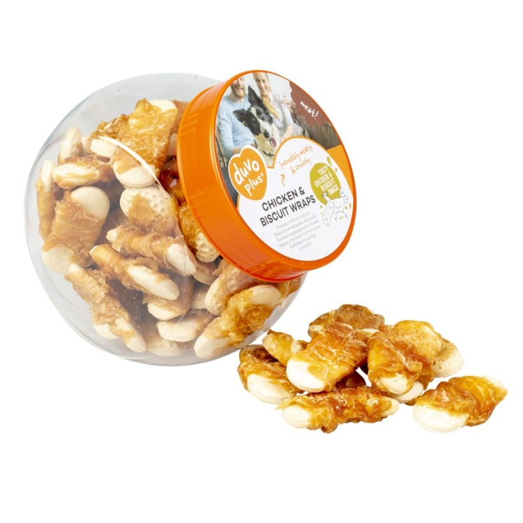 duvo plus chicken and biscuit wraps