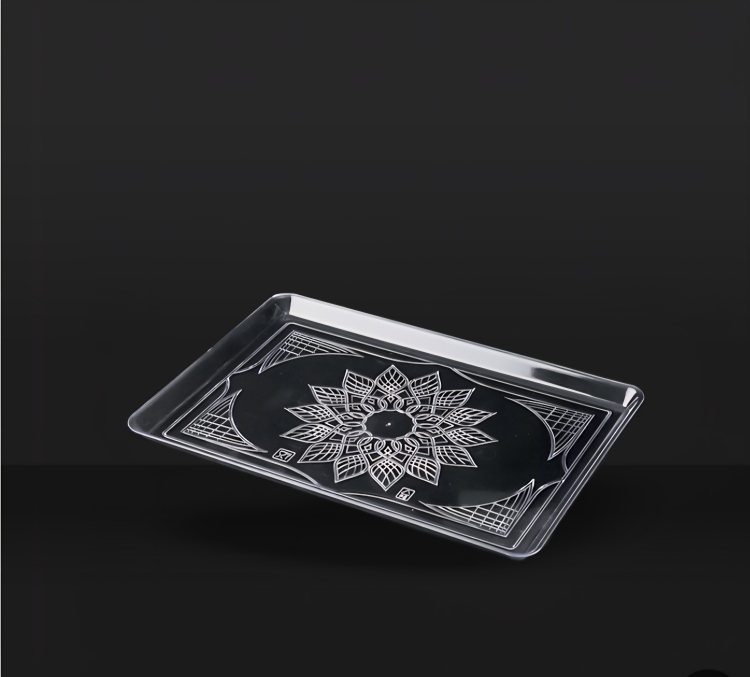 صصحن كرستال مستطيل 30×20سم 