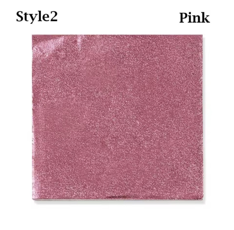 تغليف شكولاته زهري  قصدير 10×10سم عدد 100