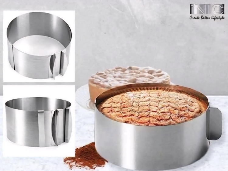 رنج كيك مدور متحرك من 15 ال 30 سم ارتفاع 12 