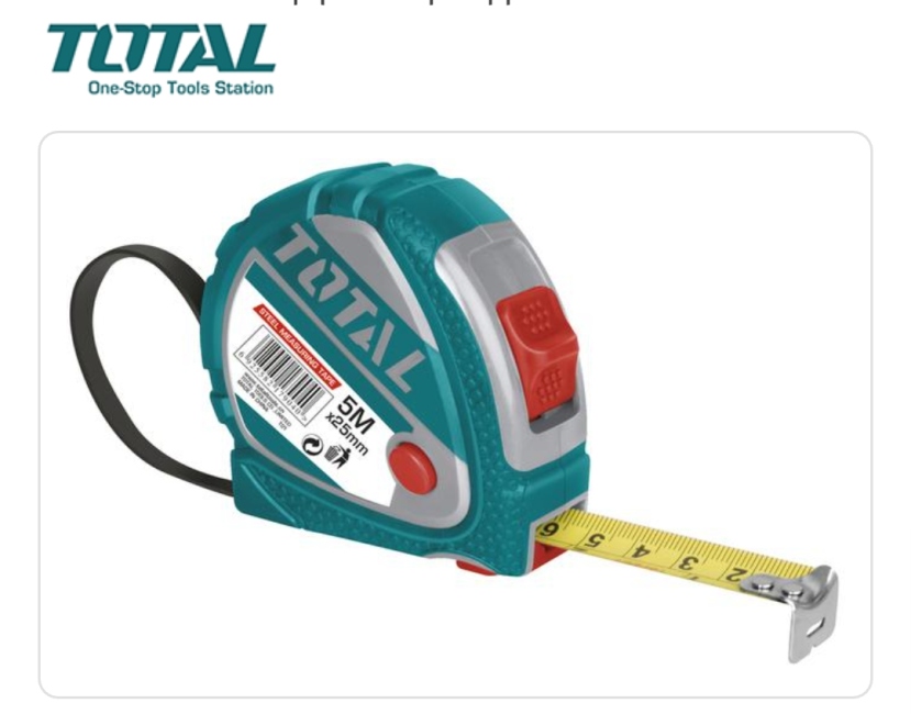 متر 5متر ×25ملم توتال