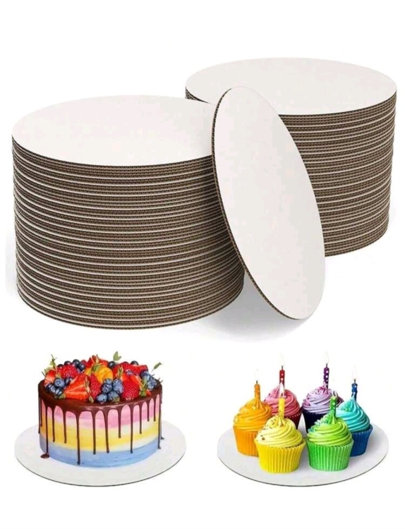 قواعد كيك ابيض قياس 30 سم 