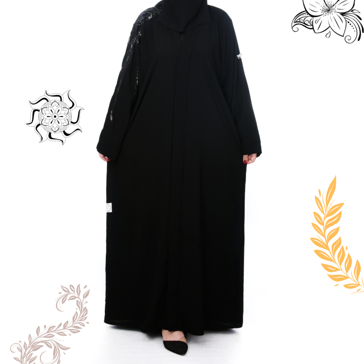 عباية سادة مطرزة