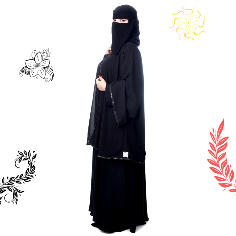 عباية كلوش سادة 