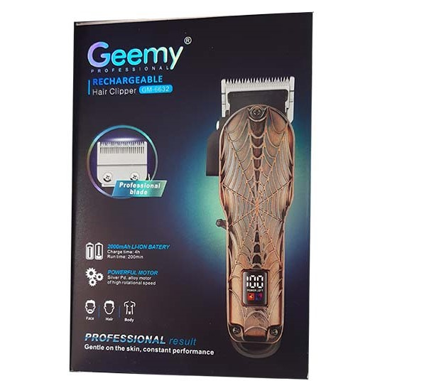 GEEMY HAIR CLIPPER (GM-6632) ماكينه للرجال