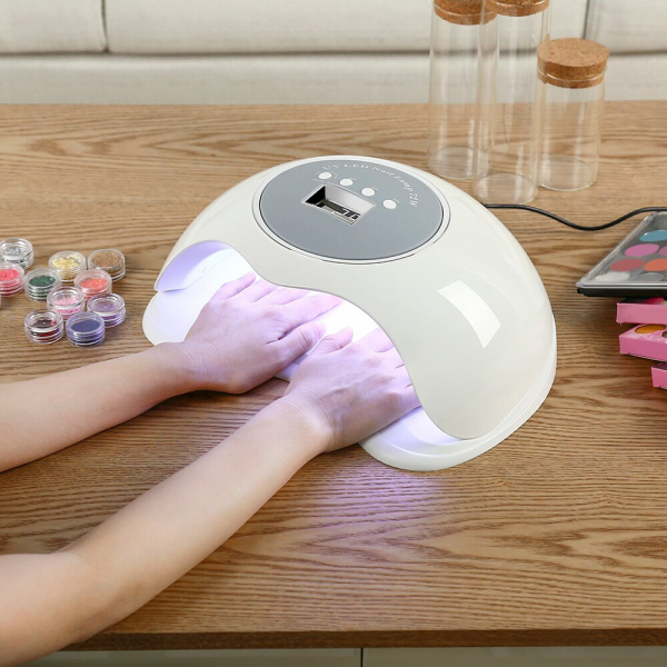 LED/UV LAMP 72W POWER تجفيف الأظافر