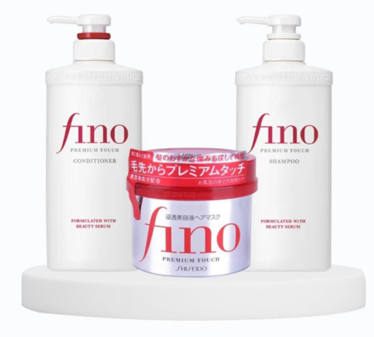 Shiseido, Fino Premium Touch Hair care Set/ 3 Items Full size 