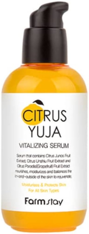 Farmstay, Citrus Yuja, Vitalizing Serum /100 ml