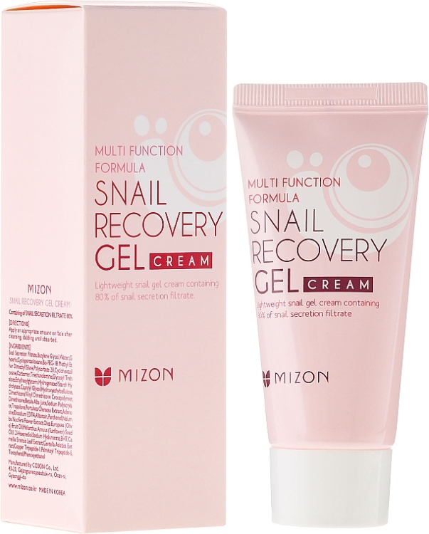 Mizon, Snail Recovery Gel Cream, 1.52 fl oz (45 ml) كريم جل الحلزون 