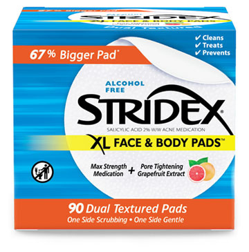 Stridex, XL Face & Body Pads