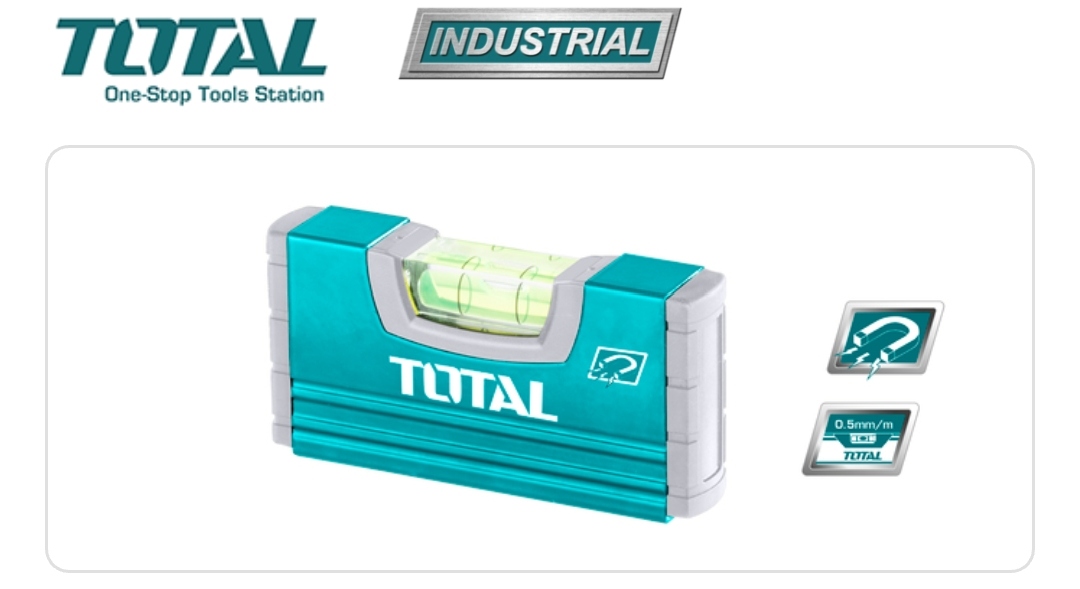 ميزان ماء مغناطيس 10سم توتال