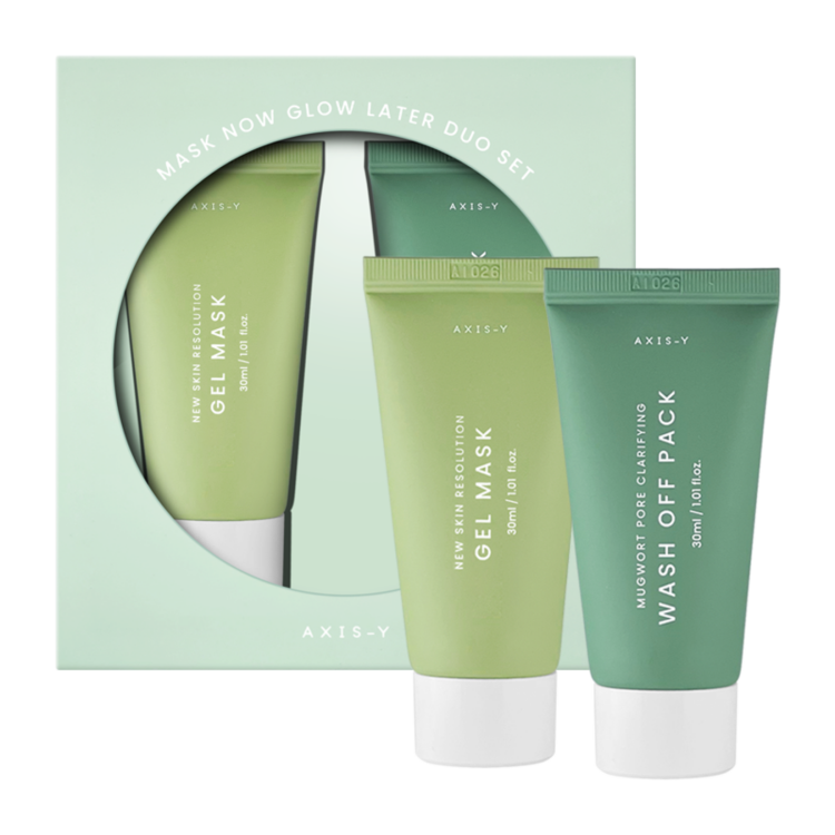  AXIS-Y, Mask Now Glow Later Duo Set 
