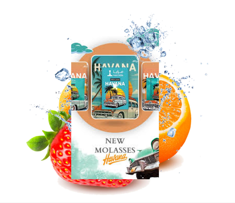 MAZAYA HAVANA -  Iced Strawberry Orange Flavor - 250 gr