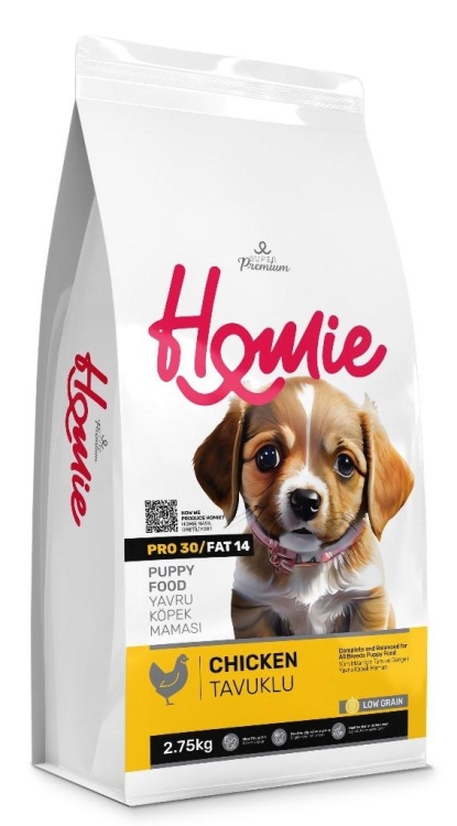 طعام للكلاب الصغيرة بالدجاج منخفض الحبوب من هومي