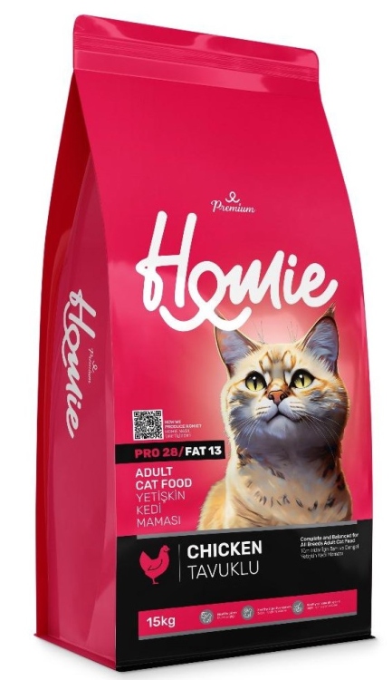طعام القطط البالغة هومي بالدجاج  15 كجم