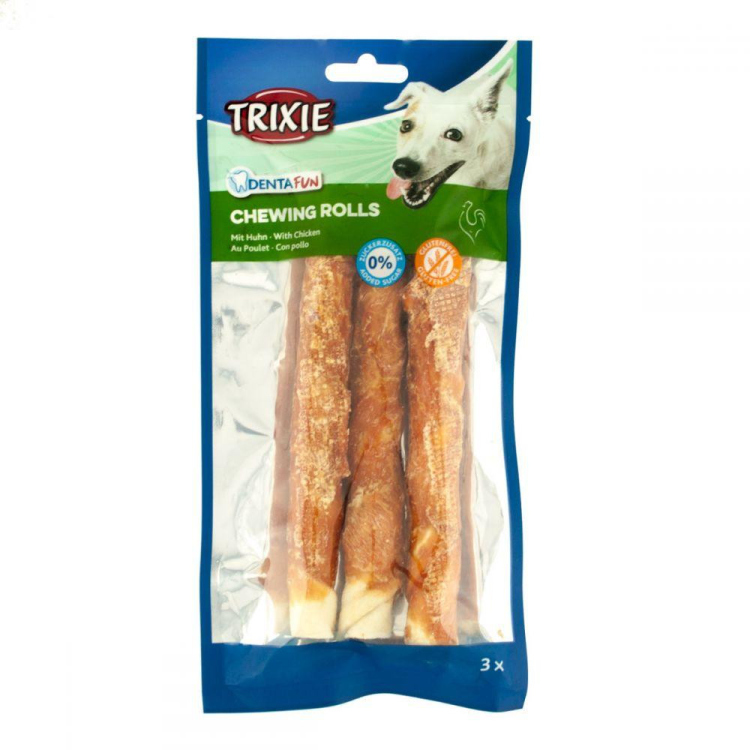 Denta Fun Chicken Chewing Rolls, 28 cm, 3 pcs./250 g