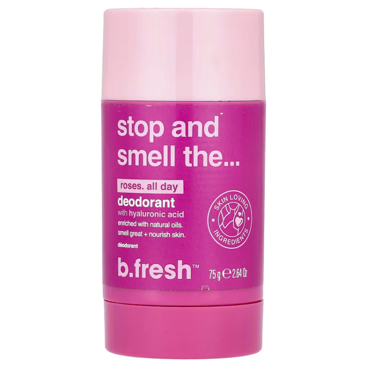 b.fresh, stop and smell the...roses deodorant