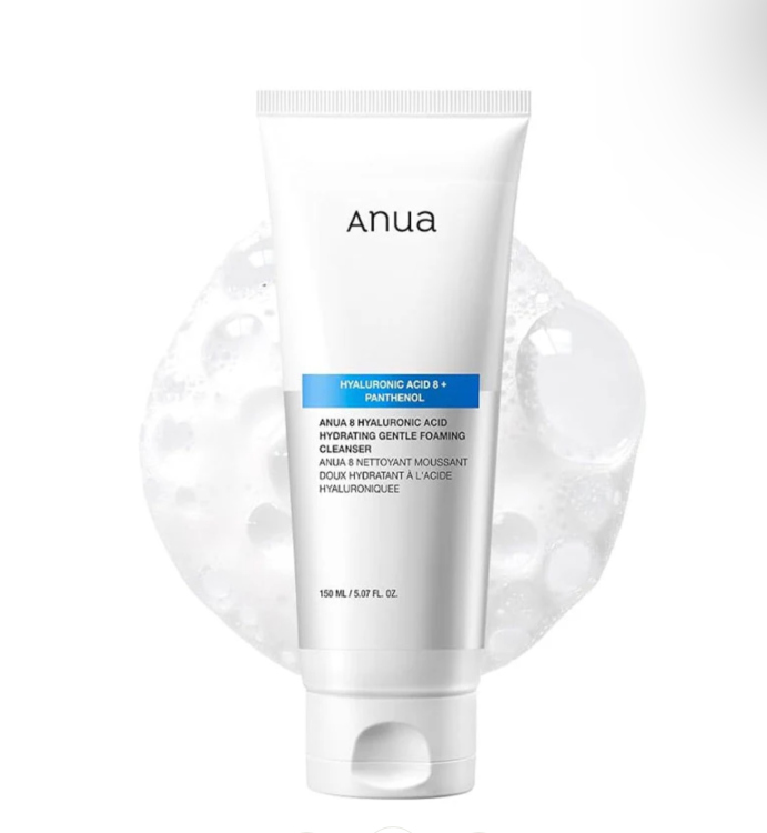 Anua, 8 Hyaluronic Acid Hydrating Gentle Foaming Cleanser