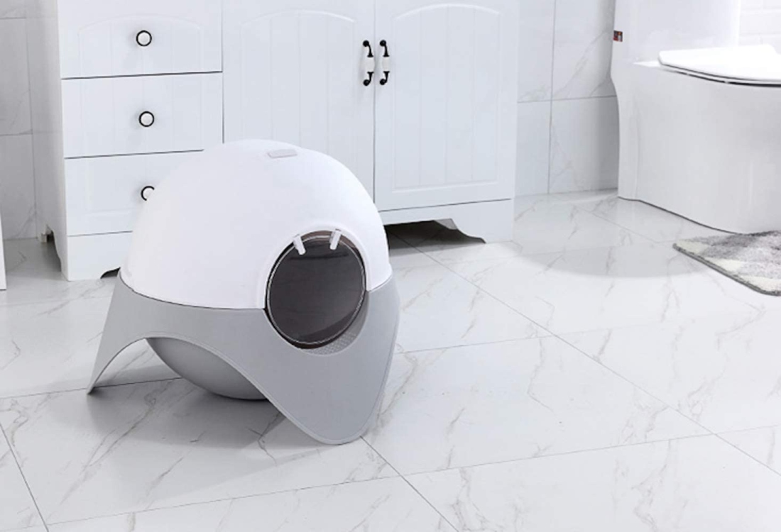 Space capsule litterbox