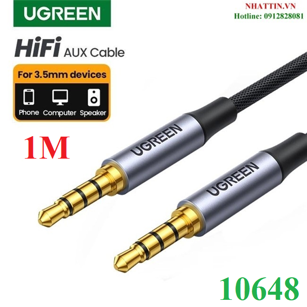 وصلة UGREEN 3.5mm 4-pole M/M 1M