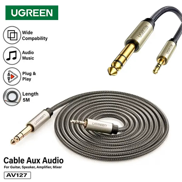 وصلة UGREEN 3.5mm to 6.35mm 5M