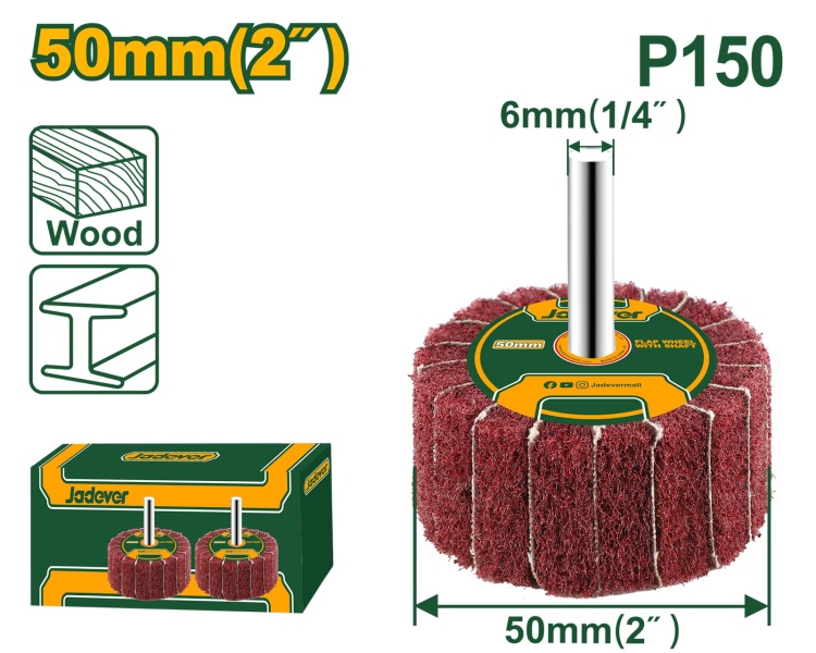 راسية بولش على درل جاديفر 2" نمرة 150 (JDYW0250)