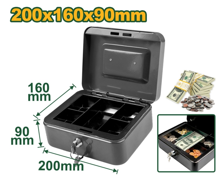صندوق كاش جاديفر قياس 20*16*9 سم (JDQQX2H03)