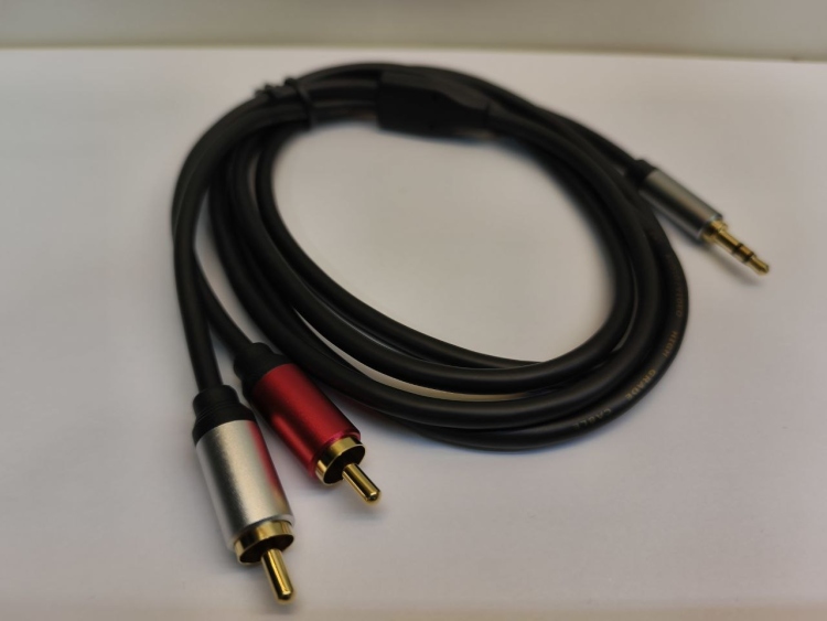 وصلة 3.5mm to 2RCA M/M 1.5M