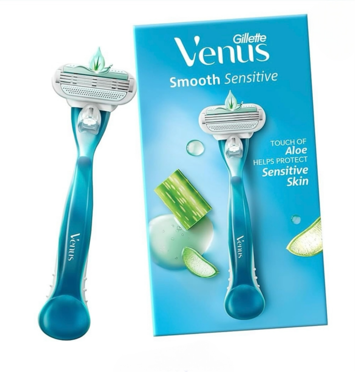 شفرة فينوس بخلاصة الالوفيرا  VENUS SMOOTH SENSITIVE 
