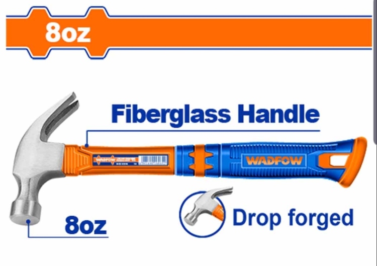 شاكوش خلع يد فيبر 450غم (WHM3316) WADFOW 