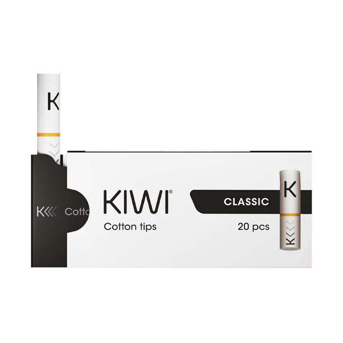KIWI Replacement Cotton Tips - Classic - 20 pcs Per Pack 
