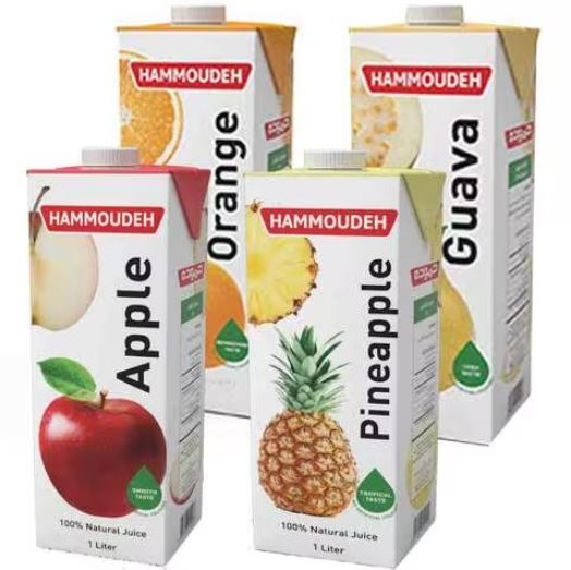 حمودة عصير تفاح 1 لتر