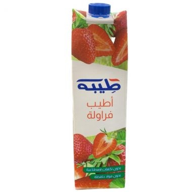 طيبة عصير فراولة 1 لتر