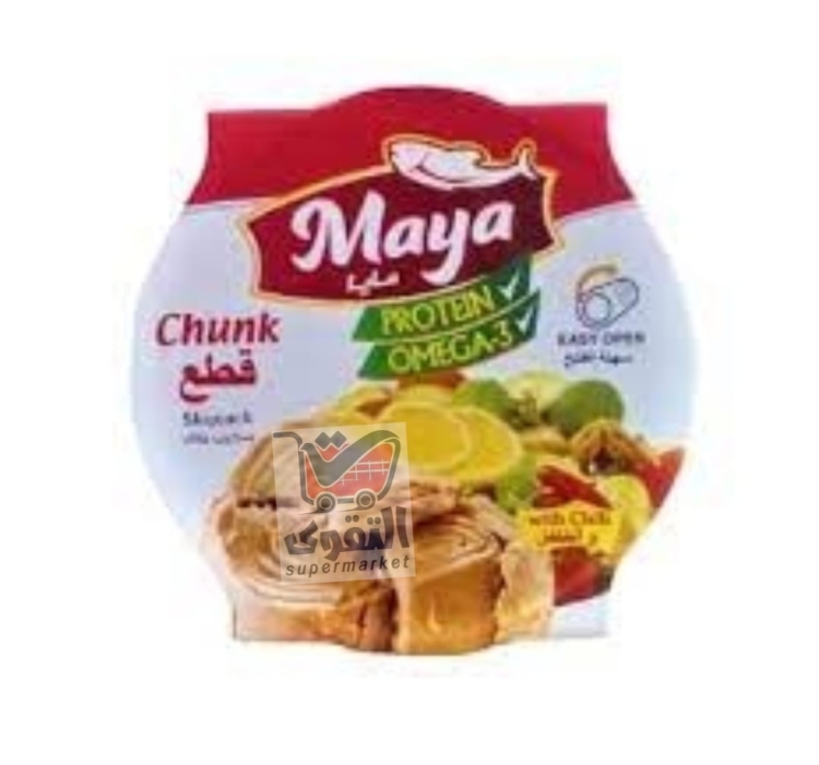 مايا تونا قطع حار 140غرام