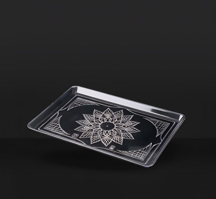 صحن كرستال ثقيل 35×25سم 