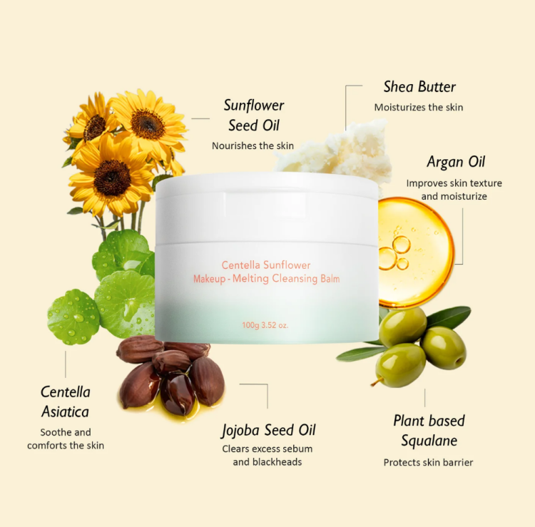 haruharu wonder, Centella Sunflower Makeup-Melting Cleansing Balm